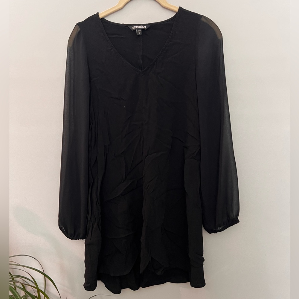 express black long sleeve dress